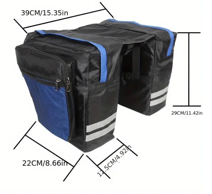 Waterproof Bike Rear Rack Saddle Bag