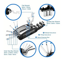 16 In 1 Multi Functional Bike Repair Tool, Bicycle Mechanic Repair Set Tool Kit, For Road Bikes Mountain Bikes