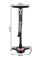 High Performance Bicycle Floor Pump with Gauge