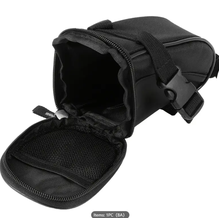 Bicycle Strap-On Waterproof Saddle Bag