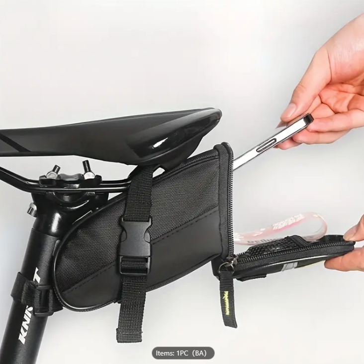 Bicycle Strap-On Waterproof Saddle Bag