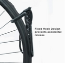 Vertical Bike Hook, 1pc 65-Lb Capacity Wall Mount Bike Rack, - Easy To Hang & Detach