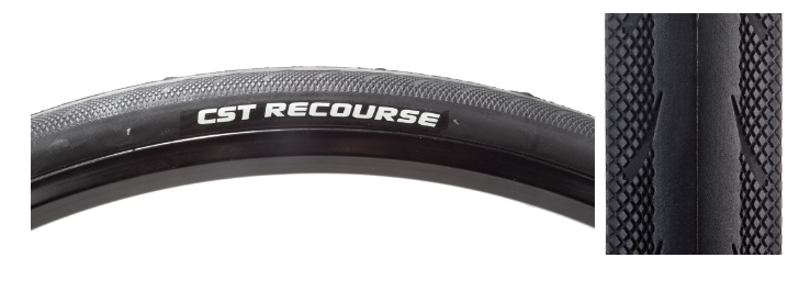 TIRE CSTP RECOURSE 700x28 BK WIRE