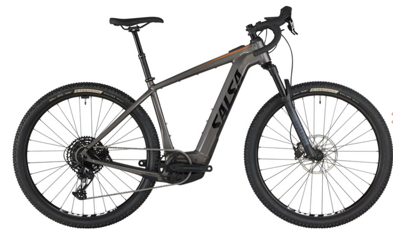 Salsa Tributary Apex Eagle SUS Ebike - 29", Aluminum, Charcoal