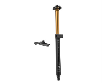 FOX Transfer Factory Neo Wireless Dropper Seatpost - 31.6 mm, 100 mm, Internal Routing, Kashima Coat