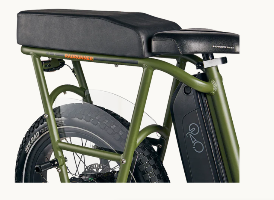 Rad Power Bikes RadRunner Passenger Bars - The Bike Way - Omaha, NE Rad Power Bikes RadRunner Passenger Bars - The Bike Way - Omaha, NE