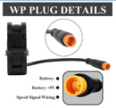 E-Bike Thumb Throttle 300X,Waterproof 3 Pin