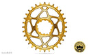 ABSOLUTE BLACK - OVAL DIRECT MOUNT CHAINRING FOR SRAM BOOST CRANKS 3MM OFFSET