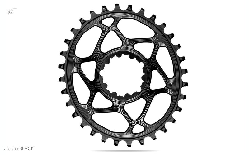 ABSOLUTE BLACK - OVAL DIRECT MOUNT CHAINRING FOR RACEFACE BOOST 3MM OFFSET