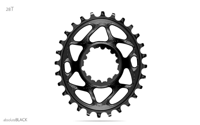 ABSOLUTE BLACK - OVAL DIRECT MOUNT CHAINRING FOR RACEFACE BOOST 3MM OFFSET