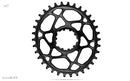 ABSOLUTE BLACK - OVAL DIRECT MOUNT CHAINRING FOR SRAM BOOST CRANKS 3MM OFFSET