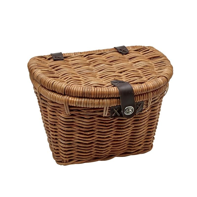 ELECTRA - WOVEN RATTAN BASKET WITH LID