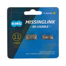 KMC - MISSINGLINK 11 SPEED RE-USABLE CHAIN LINK - CARD OF 2