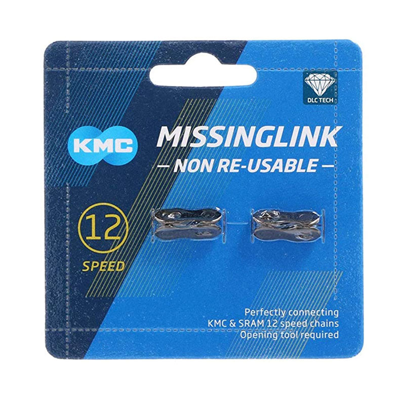 KMC - MISSINGLINK 12 SPEED RE-USABLE CHAIN LINK - CARD OF 2