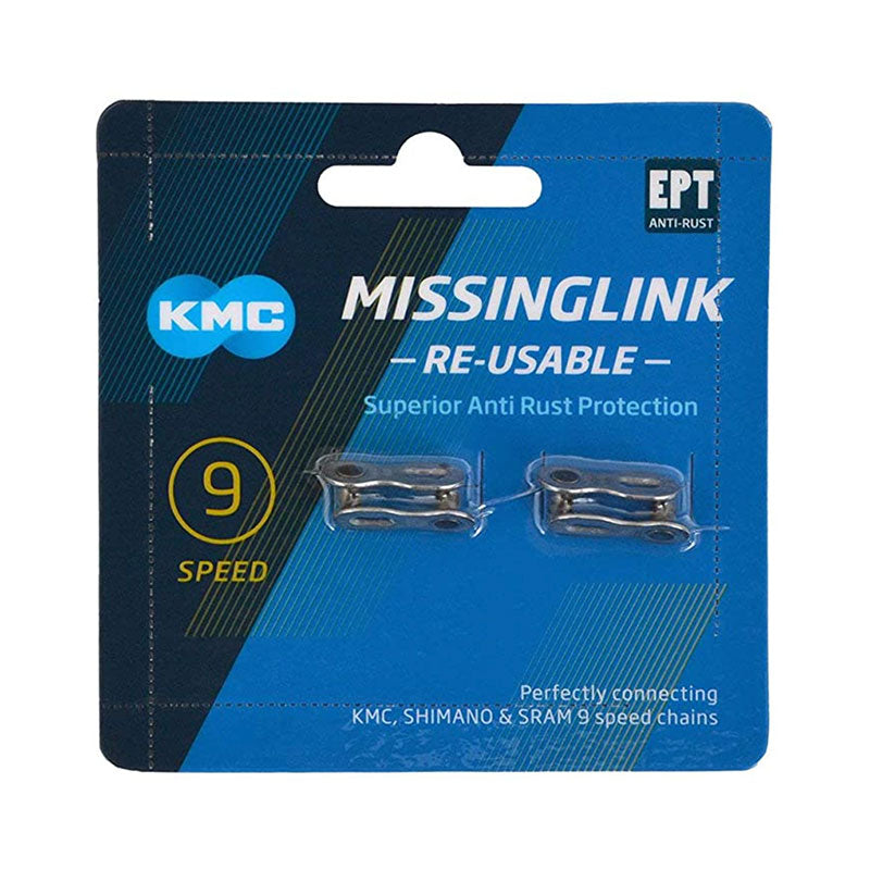 KMC - MISSINGLINK 9 SPEED RE-USABLE CHAIN LINK - CARD OF 2