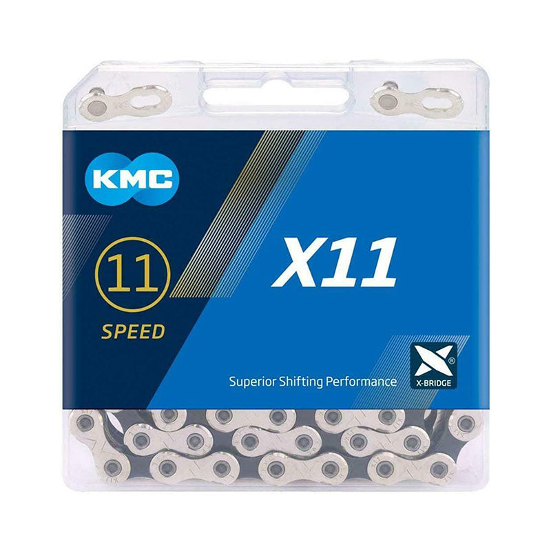 KMC - X11 11 SPEED 118 LINK CHAIN - BLACK/SILVER