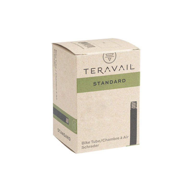 TERAVAIL - 12.5 X 1.75-2.25 SCHRADER VALVE INNER TUBE - BLACK